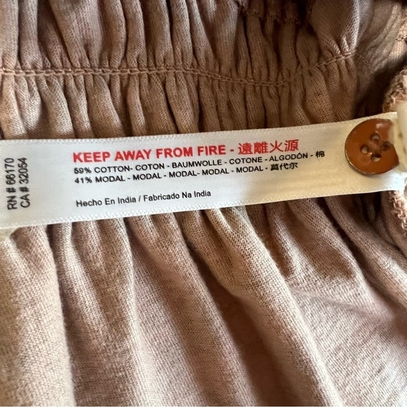 ANTHROPOLOGIE Daily Practice Ruffled Mini Dress Animal Print Brown Size XS - Picture 12 of 14